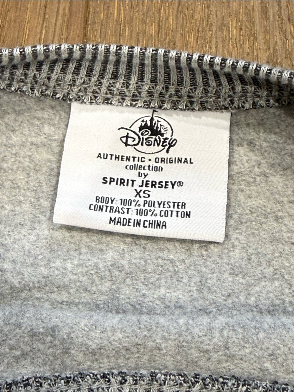 Disneyland Resort Gray & Cream Sherpa Fleece Spirit Jersey - Picture 6 of 9